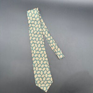 EMPORIO ARMANI 100% Silk Necktie Green Beige